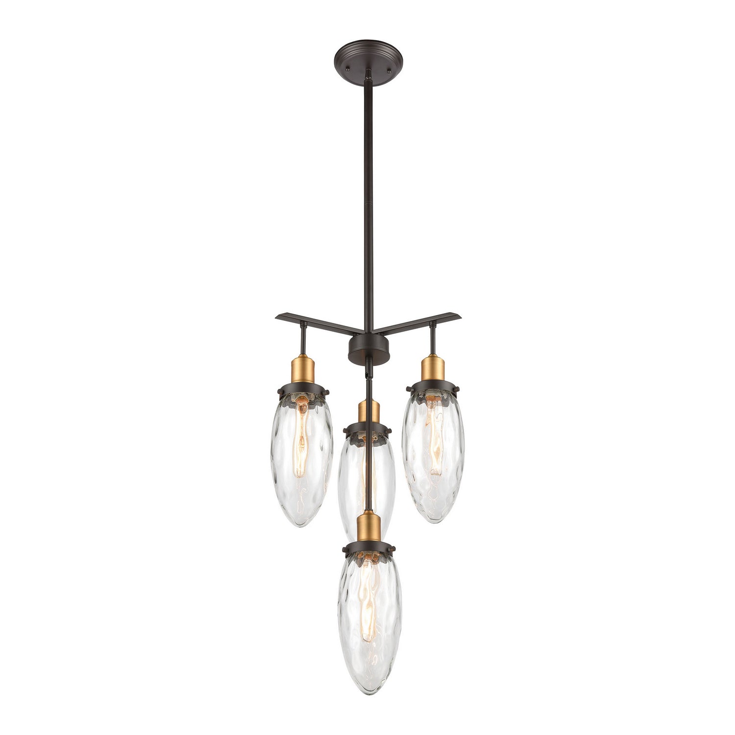 ELK Home - 16327/4 - Four Light Chandelier - Shinzu - Oil Rubbed Bronze