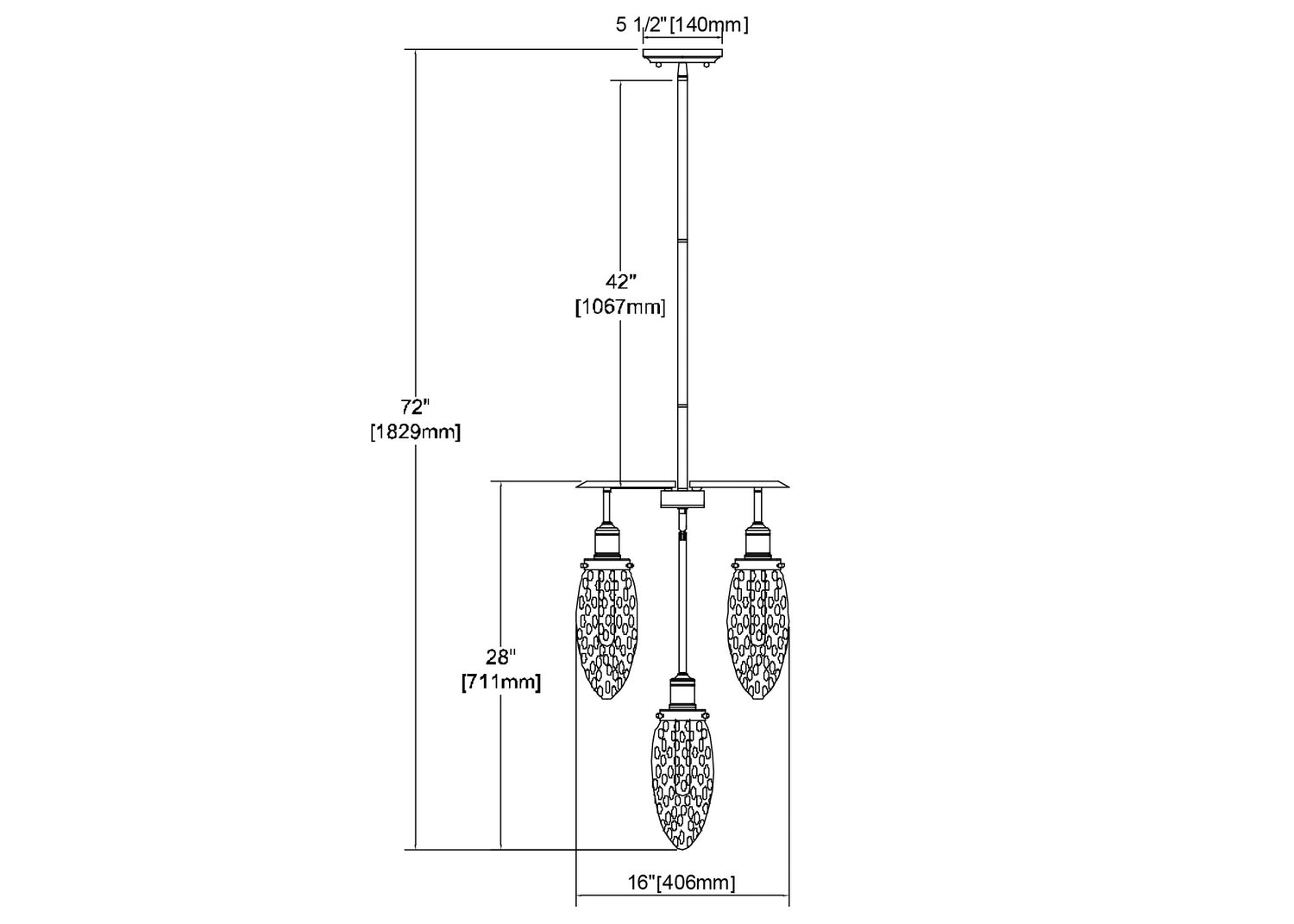 ELK Home - 16327/4 - Four Light Chandelier - Shinzu - Oil Rubbed Bronze