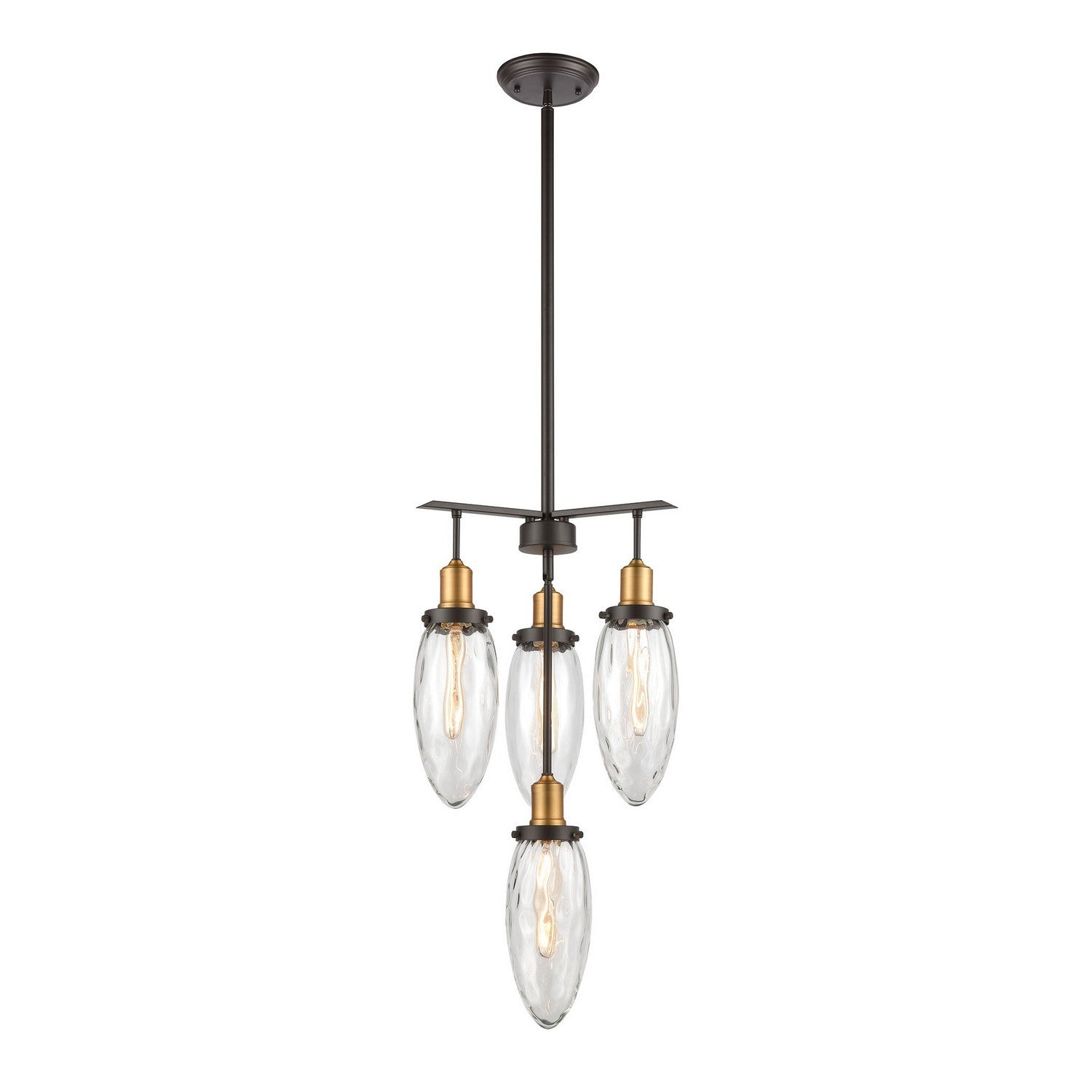 ELK Home - 16327/4 - Four Light Chandelier - Shinzu - Oil Rubbed Bronze