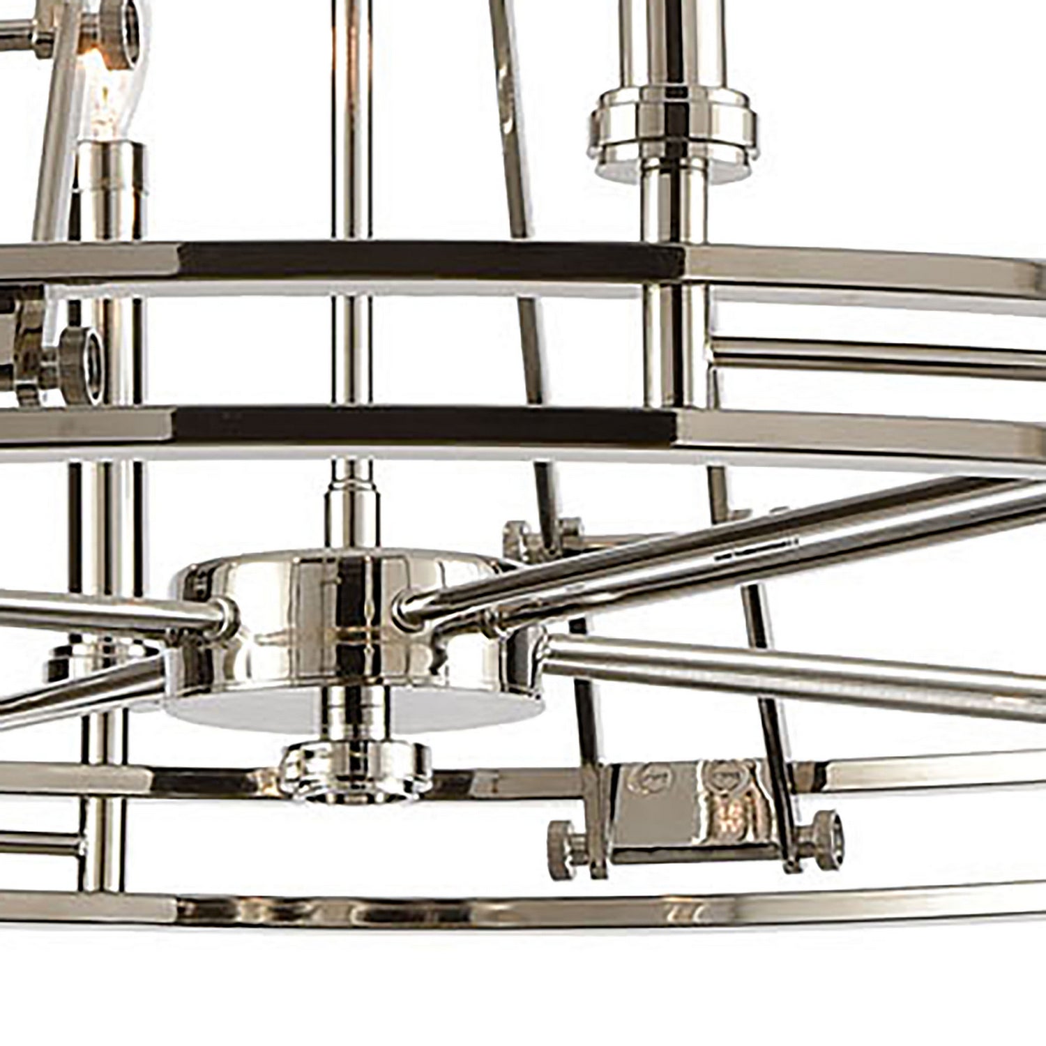 ELK Home - 16343/8 - Eight Light Chandelier - Bergamo - Polished Nickel