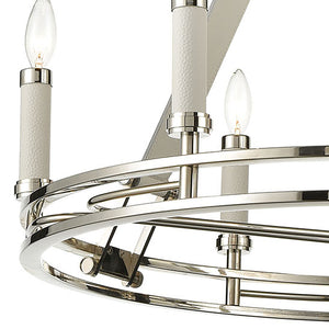 ELK Home - 16352/6 - Six Light Chandelier - Bergamo - Polished Nickel