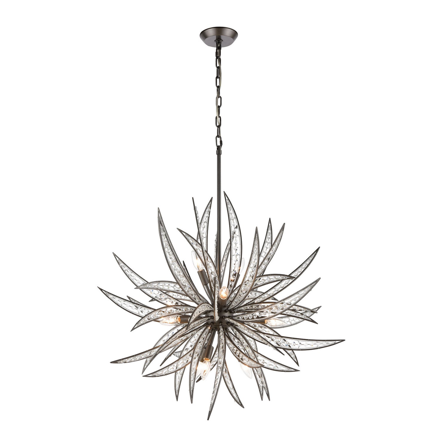 ELK Home - 16365/11 - 11 Light Chandelier - Naples - Dark Graphite