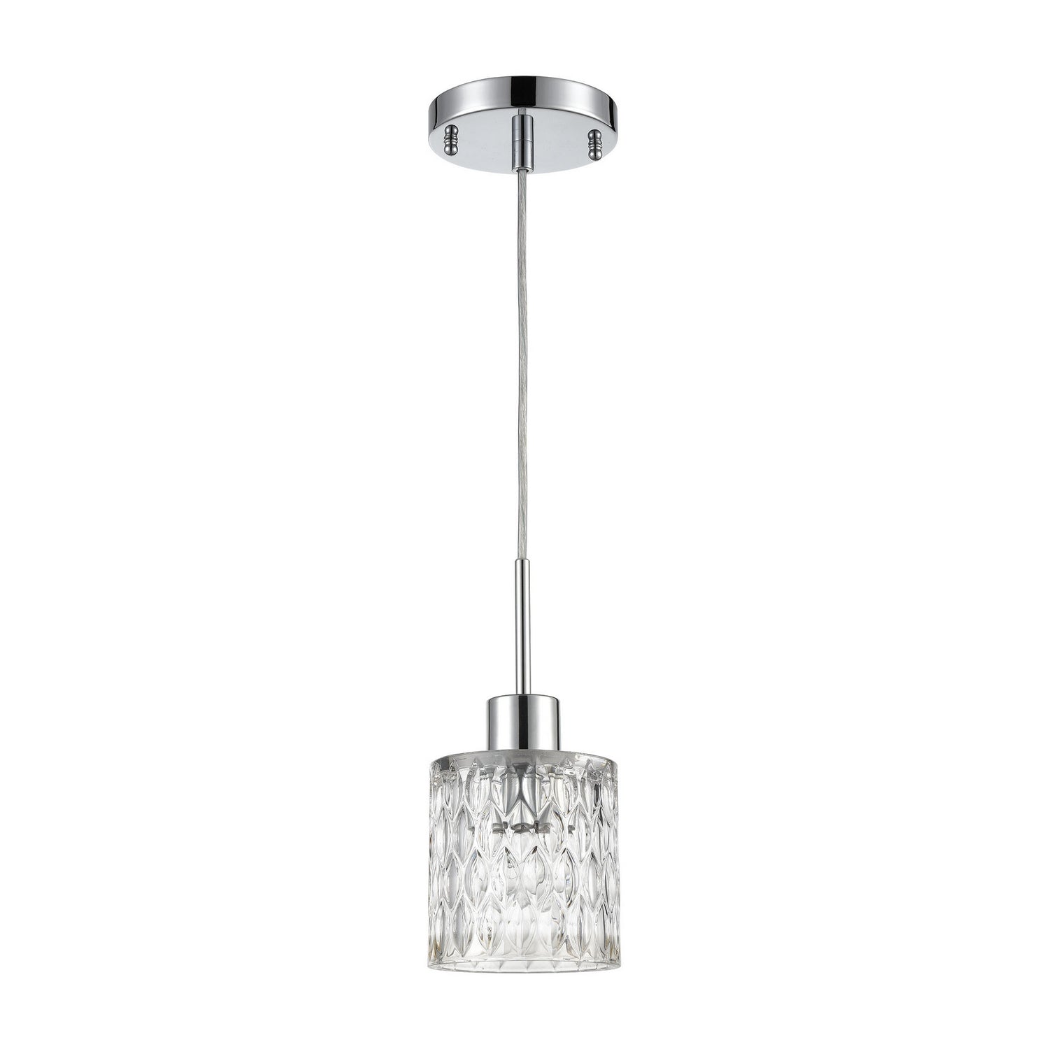 ELK Home - 17424/1 - One Light Mini Pendant - Ezra - Polished Chrome