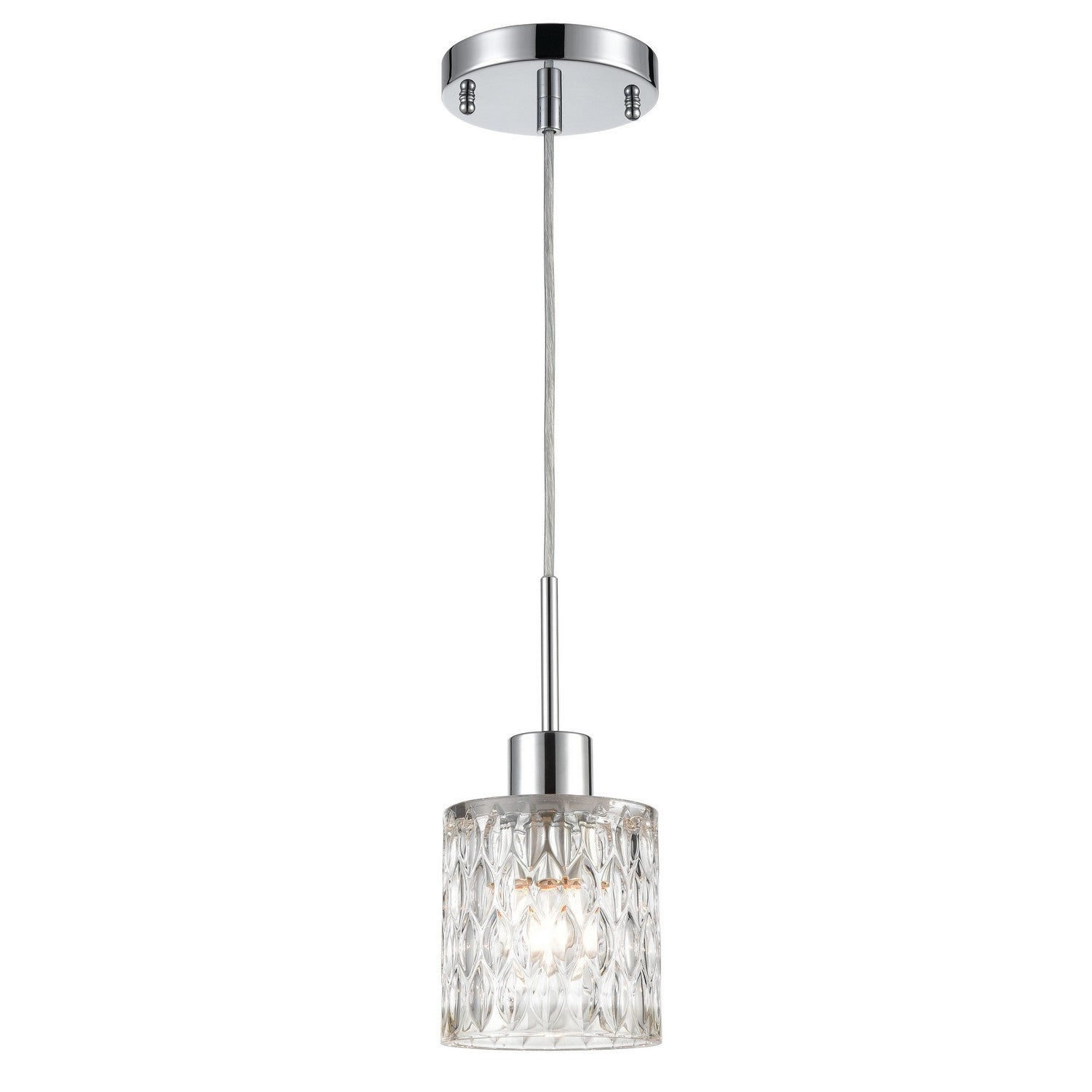 ELK Home - 17424/1 - One Light Mini Pendant - Ezra - Polished Chrome