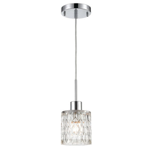 ELK Home - 17424/1 - One Light Mini Pendant - Ezra - Polished Chrome