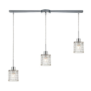 ELK Home - 17424/3L - Three Light Pendant - Ezra - Polished Chrome