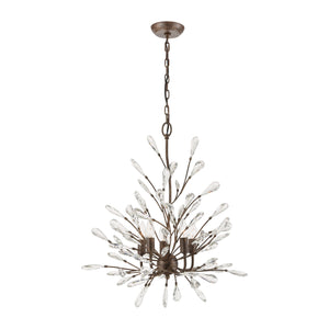 ELK Home - 18257/5 - Five Light Chandelier - Crislett - Sunglow Bronze