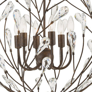 ELK Home - 18258/6 - Six Light Chandelier - Crislett - Sunglow Bronze