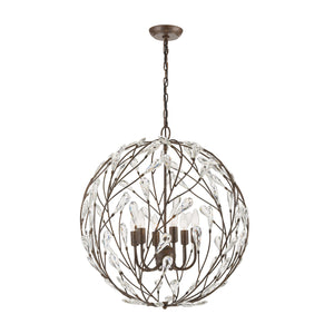 ELK Home - 18258/6 - Six Light Chandelier - Crislett - Sunglow Bronze