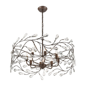 ELK Home - 18260/8 - Eight Light Chandelier - Crislett - Sunglow Bronze