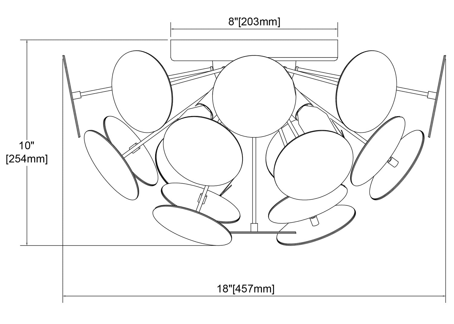 ELK Home - 18284/4 - Four Light Flush Mount - Modish - Matte White