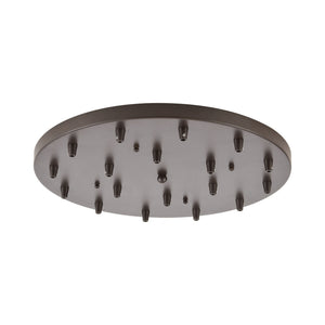 ELK Home - 18R-OB - Pan Only, 18-Light Round - Pendant Options - Oil Rubbed Bronze