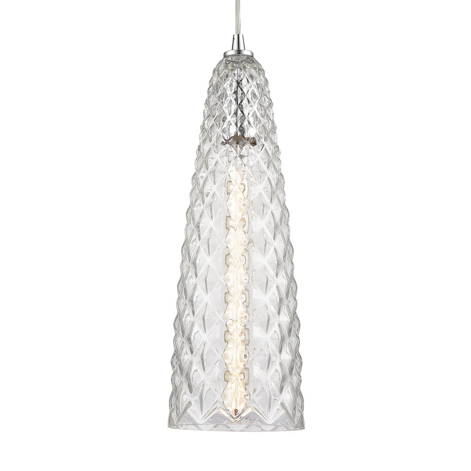 ELK Home - 21167/1 - One Light Mini Pendant - Glitzy - Polished Chrome