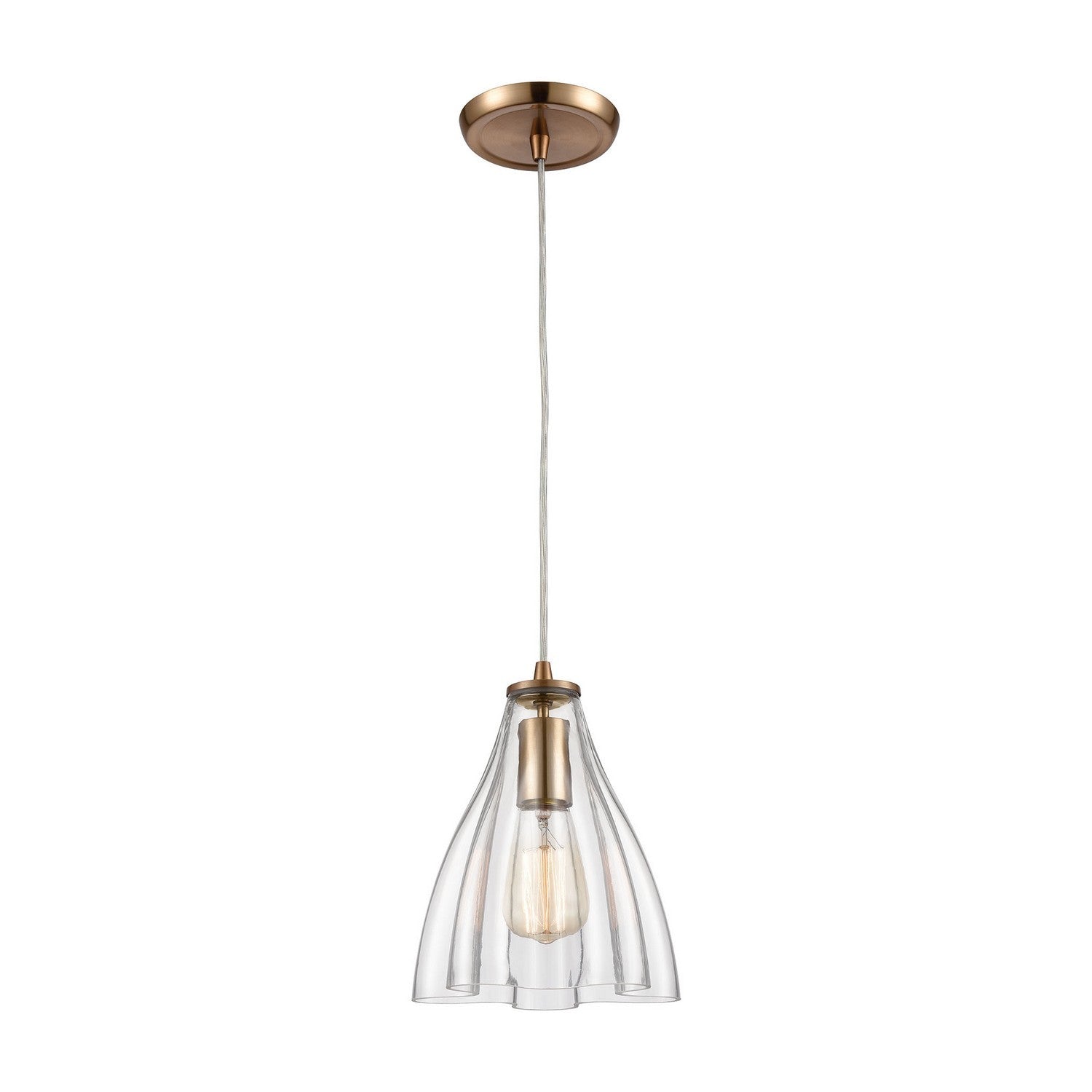 ELK Home - 21172/1 - One Light Mini Pendant - Matilda - Satin Brass