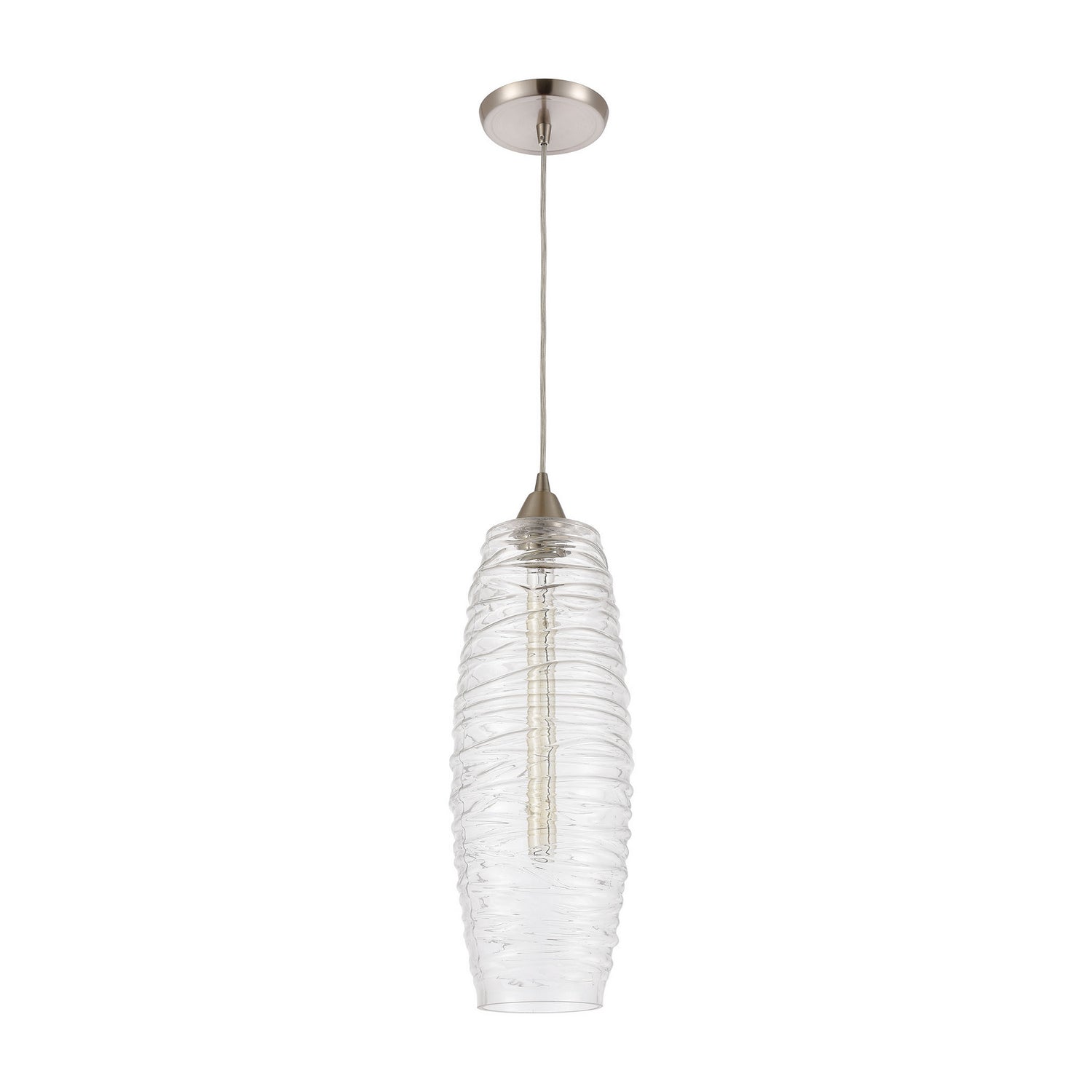 ELK Home - 21192/1 - One Light Mini Pendant - Liz - Satin Nickel