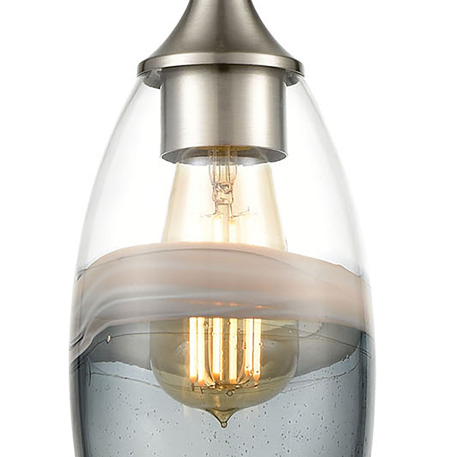 ELK Home - 25098/1 - One Light Mini Pendant - Sutter Creek - Satin Nickel