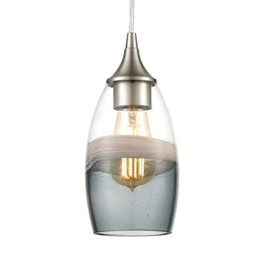 ELK Home - 25098/1 - One Light Mini Pendant - Sutter Creek - Satin Nickel