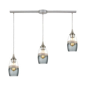 ELK Home - 25098/3L - Three Light Pendant - Sutter Creek - Satin Nickel