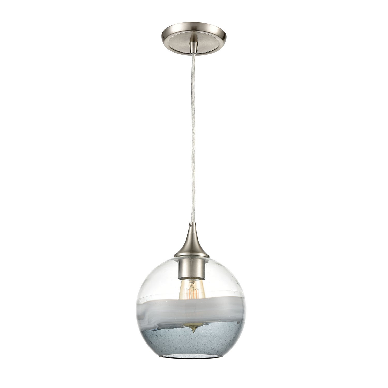 ELK Home - 25099/1 - One Light Mini Pendant - Sutter Creek - Satin Nickel