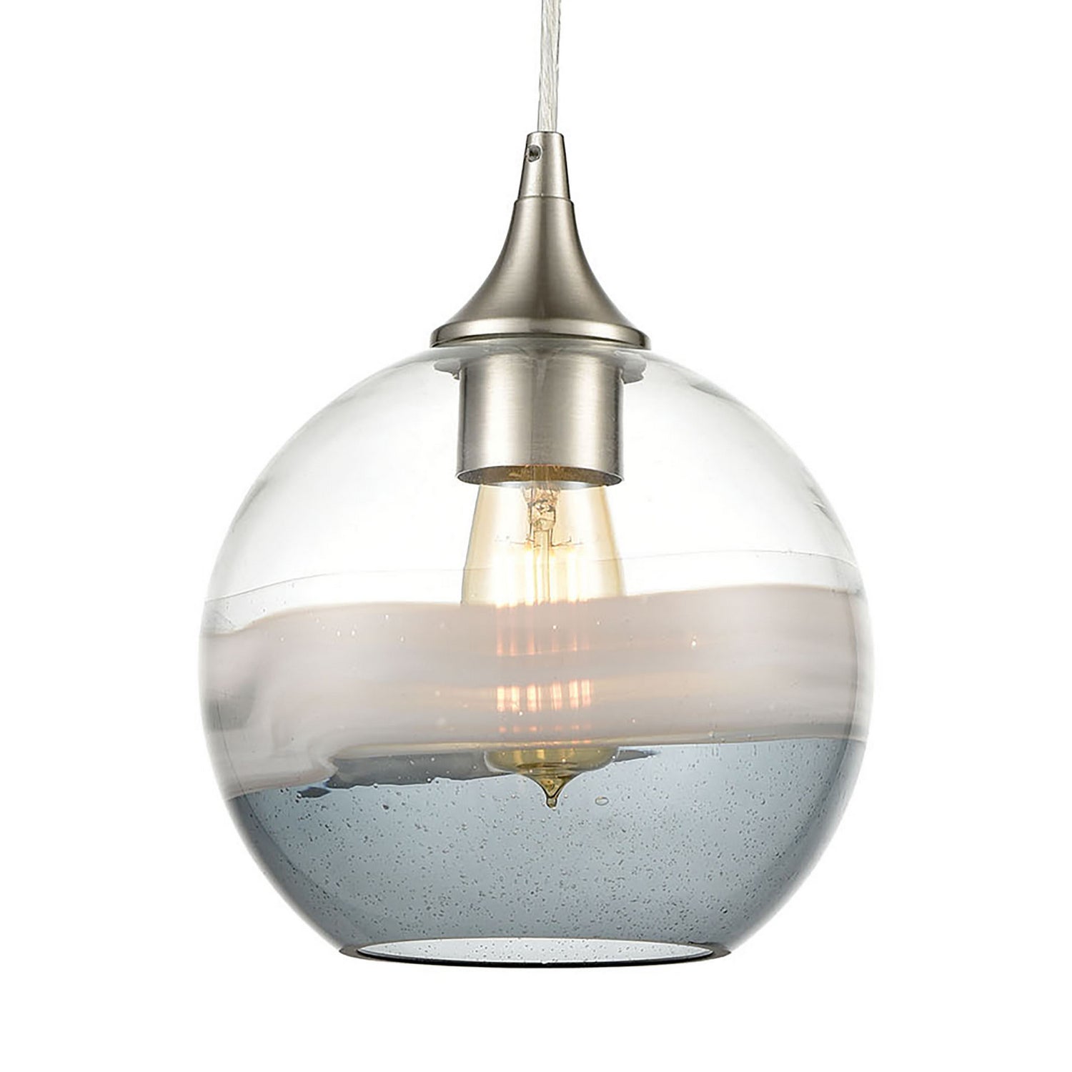 ELK Home - 25099/1 - One Light Mini Pendant - Sutter Creek - Satin Nickel