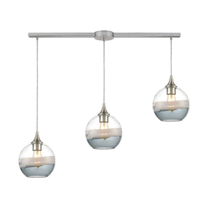 ELK Home - 25099/3L - Three Light Pendant - Sutter Creek - Satin Nickel