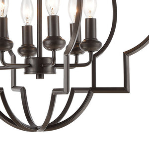 ELK Home - 31818/6 - Six Light Chandelier - Chandette - Oil Rubbed Bronze