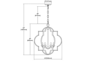 ELK Home - 31818/6 - Six Light Chandelier - Chandette - Oil Rubbed Bronze