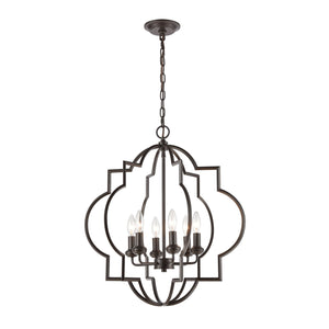 ELK Home - 31818/6 - Six Light Chandelier - Chandette - Oil Rubbed Bronze