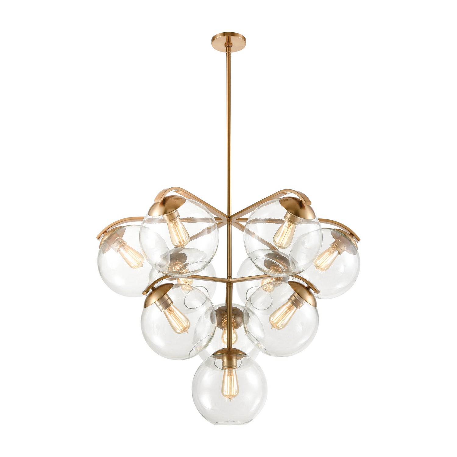 ELK Home - 32354/10 - Ten Light Chandelier - Collective - Satin Brass