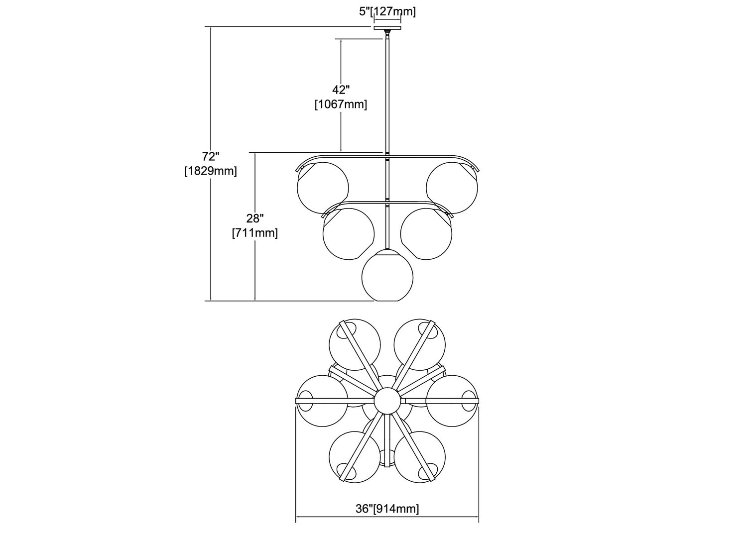 ELK Home - 32354/10 - Ten Light Chandelier - Collective - Satin Brass