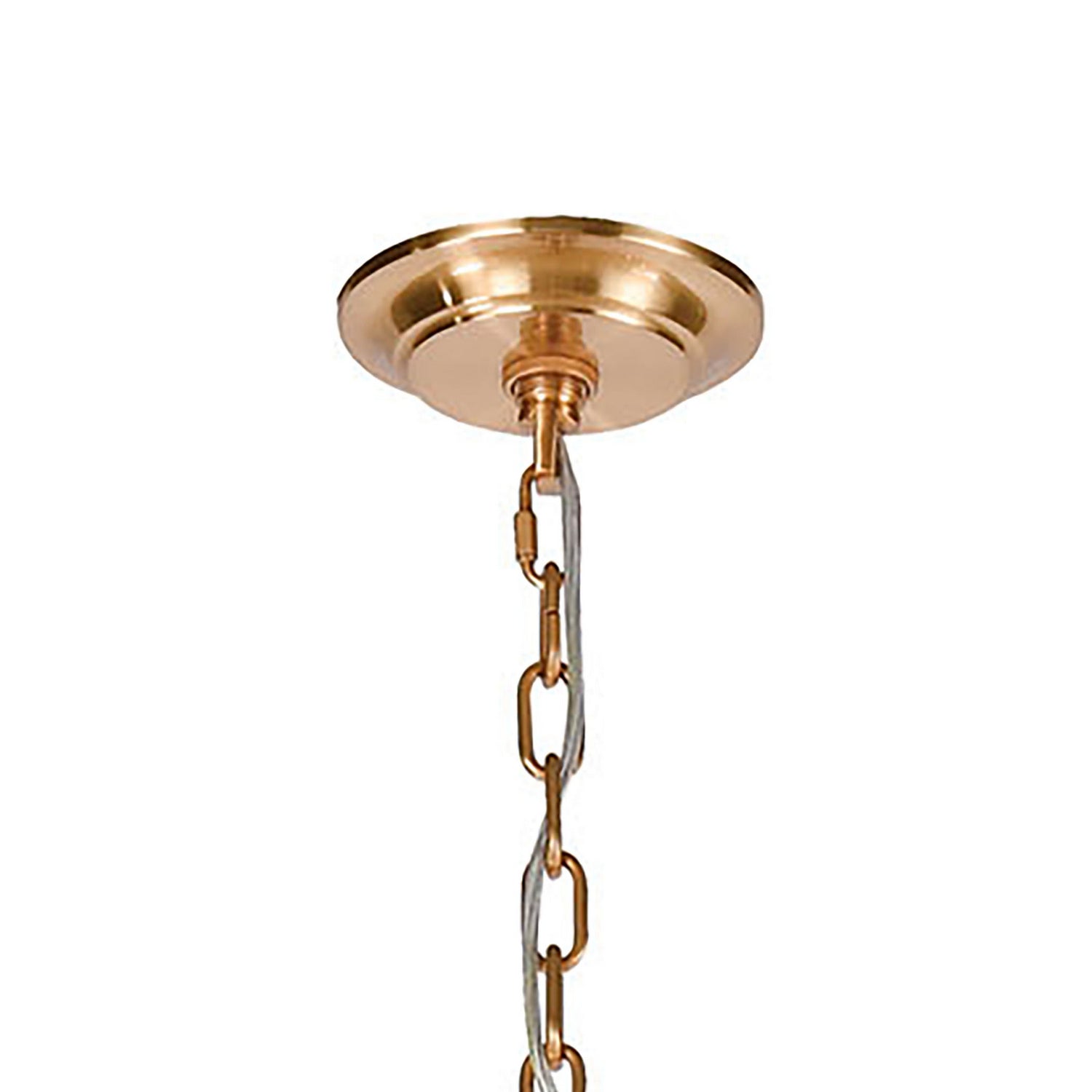 ELK Home - 32417/12 - 12 Light Chandelier - Abaca - Satin Brass