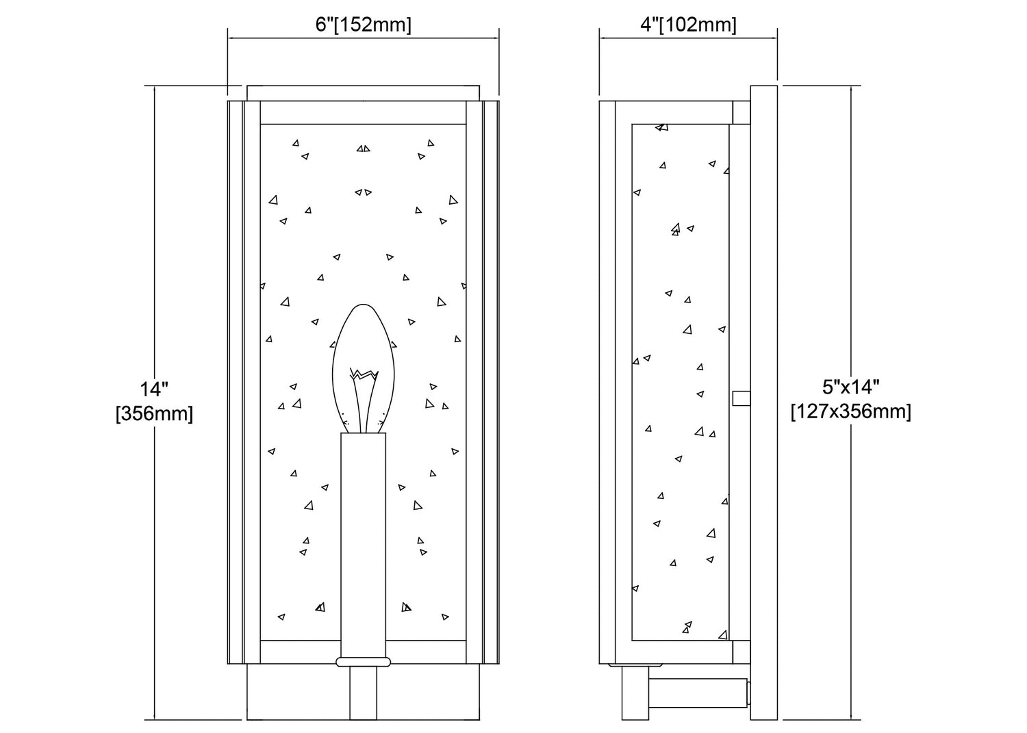 ELK Home - 32420/1 - One Light Wall Sconce - Inversion - Charcoal