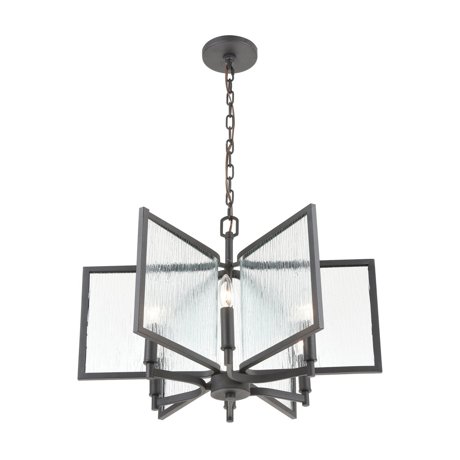 ELK Home - 32421/6 - Six Light Chandelier - Inversion - Charcoal