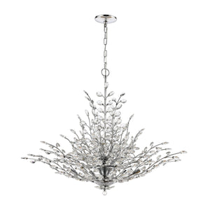 ELK Home - 45464/12 - 12 Light Chandelier - Crystique - Polished Chrome