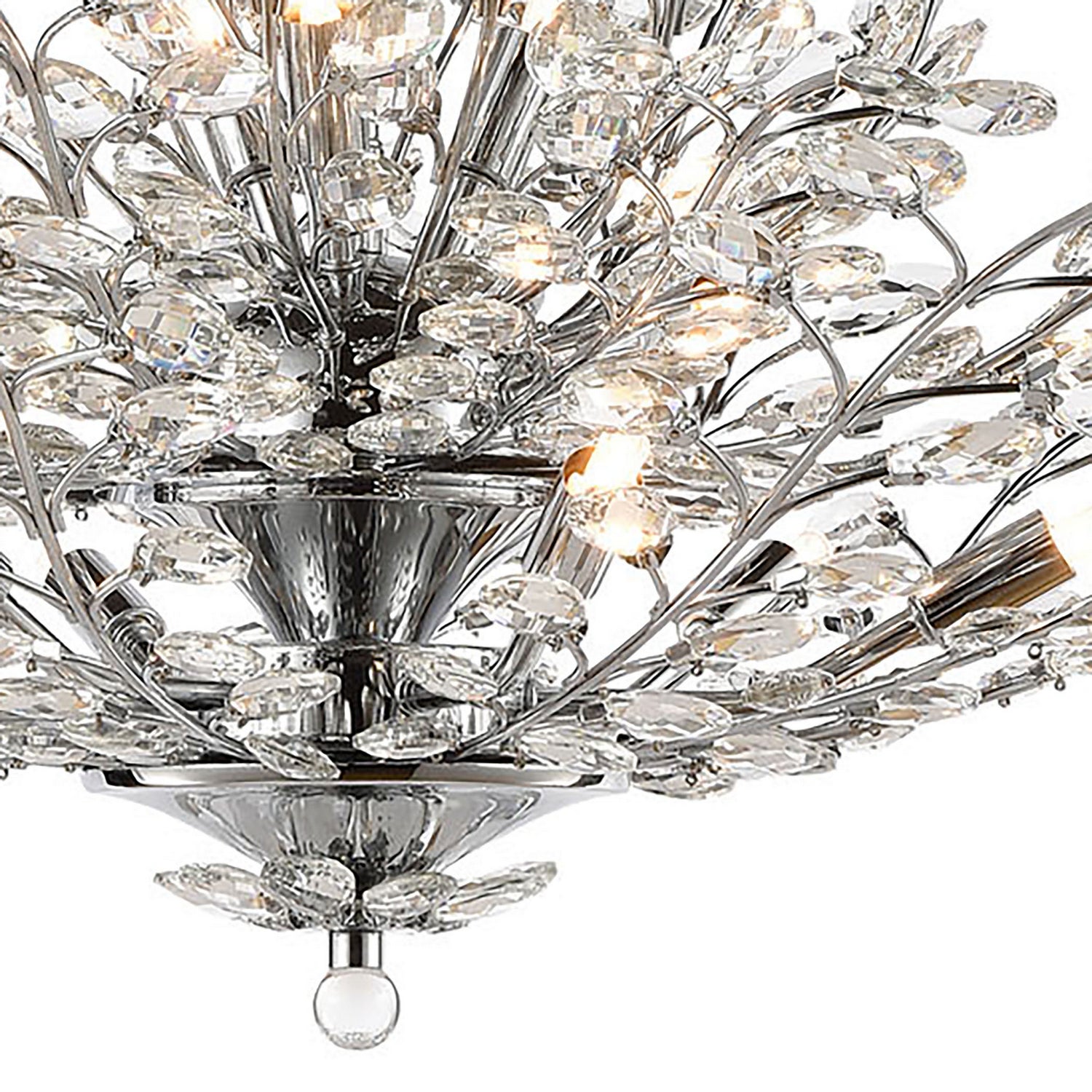 ELK Home - 45464/12 - 12 Light Chandelier - Crystique - Polished Chrome