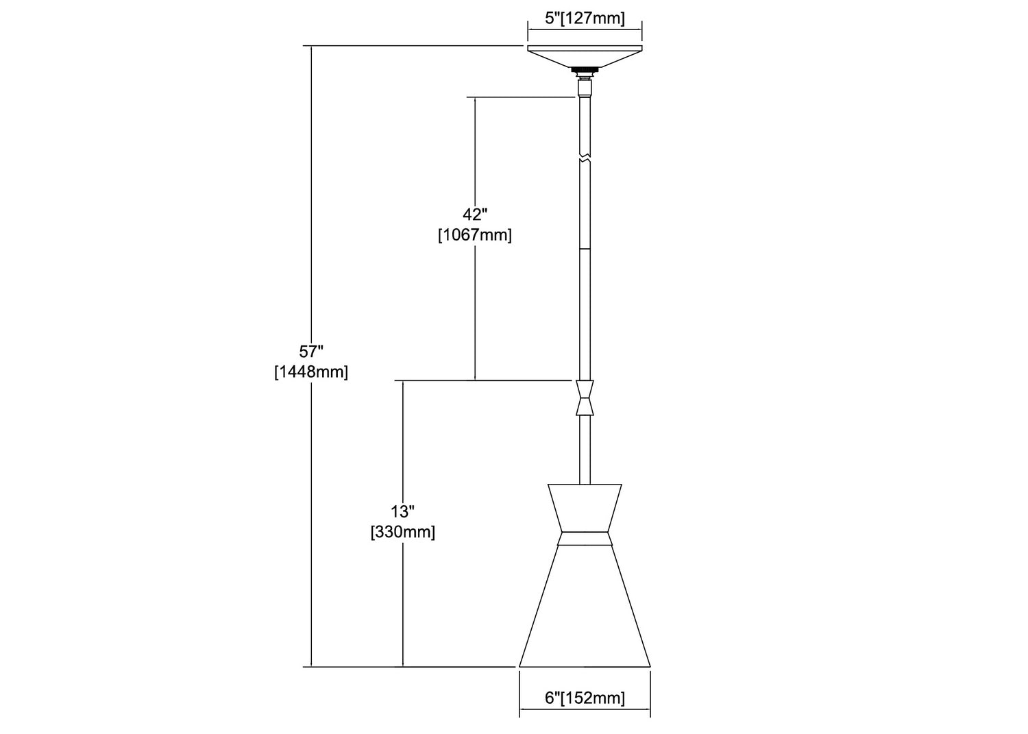 ELK Home - 46453/1 - One Light Mini Pendant - Modley - Polished Chrome