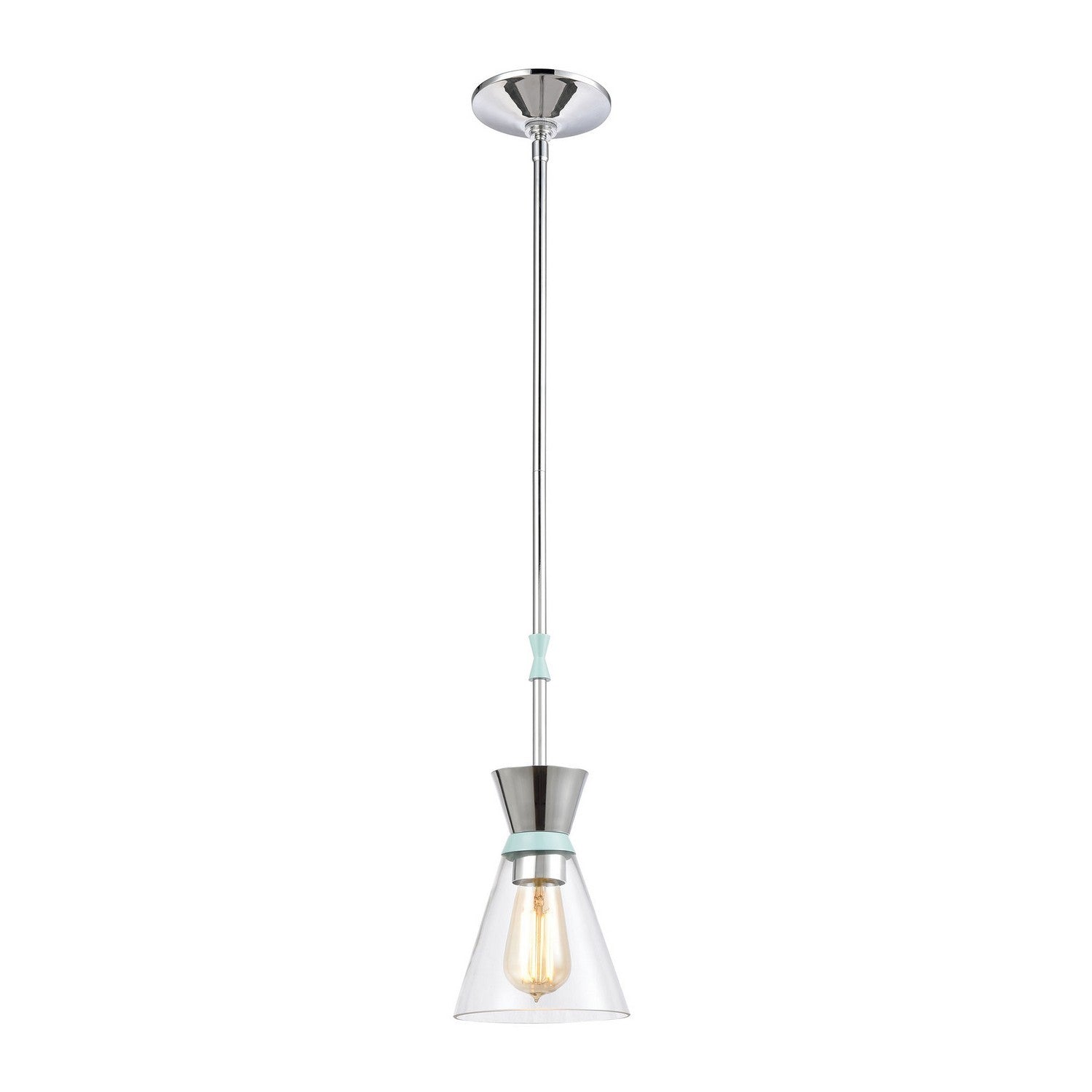 ELK Home - 46463/1 - One Light Mini Pendant - Modley - Polished Chrome