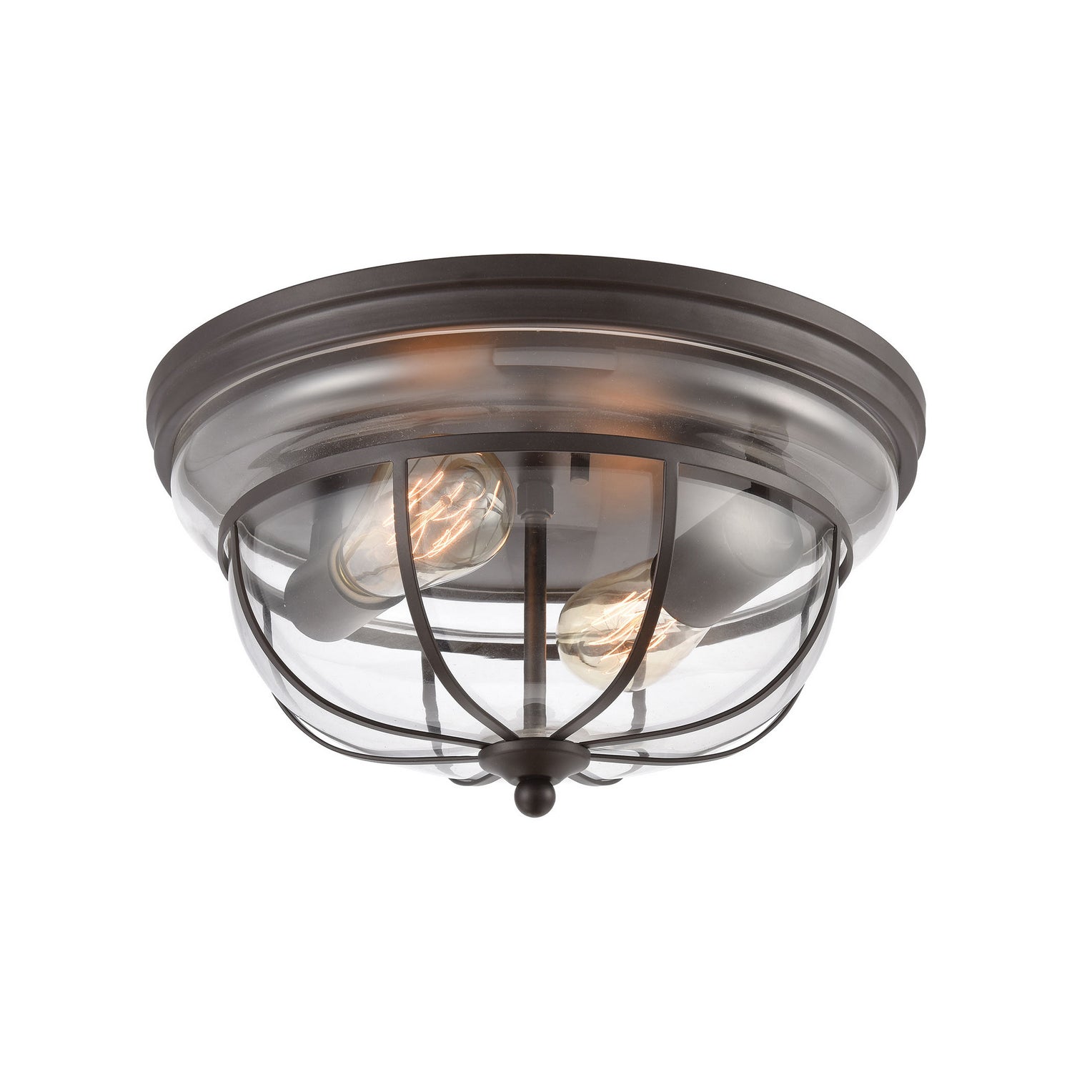 ELK Home - 46564/2 - Two Light Flush Mount - Manhattan Boutique - Oil Rubbed Bronze