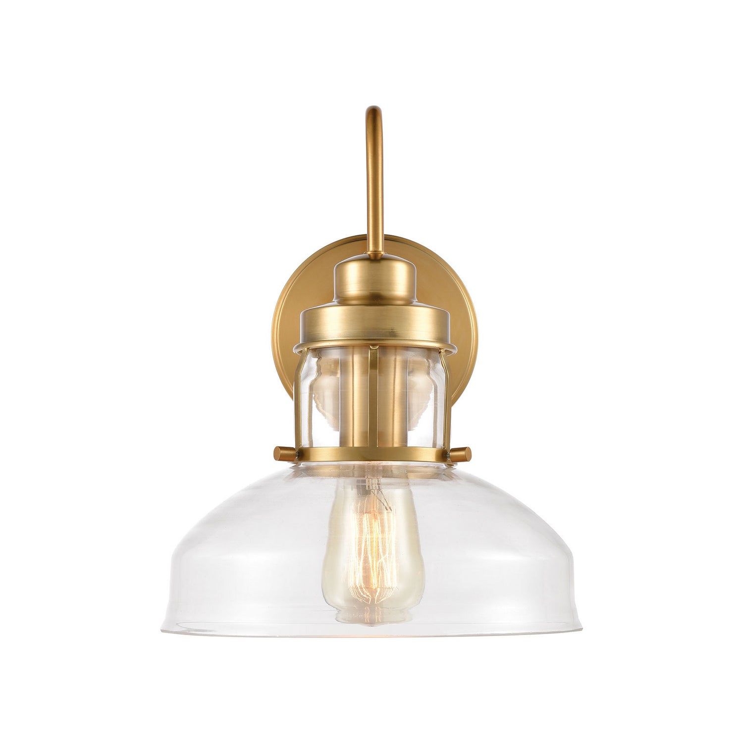 ELK Home - 46570/1 - One Light Wall Sconce - Manhattan Boutique - Brushed Brass