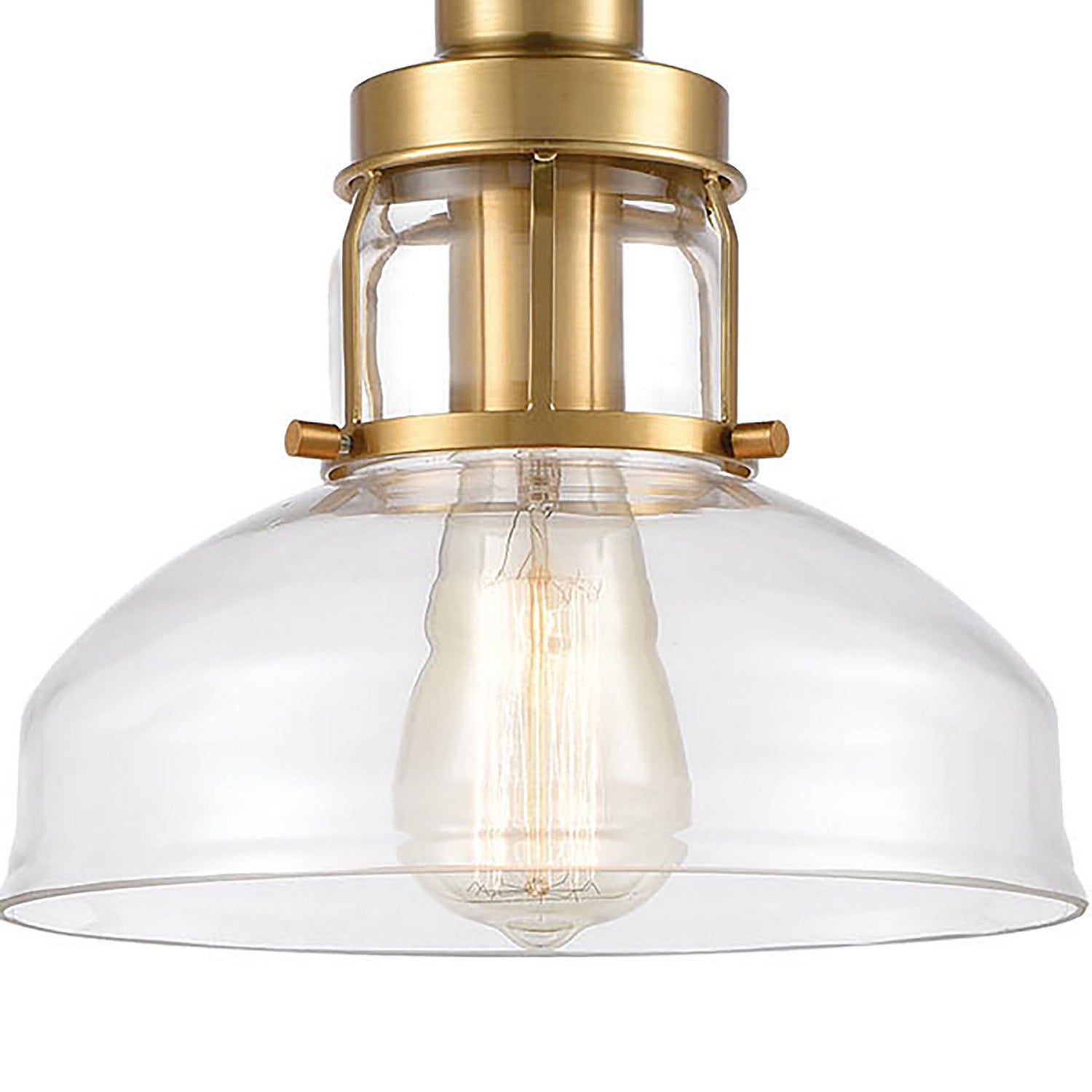 ELK Home - 46575/1 - One Light Mini Pendant - Manhattan Boutique - Brushed Brass