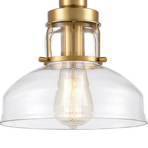 ELK Home - 46575/1 - One Light Mini Pendant - Manhattan Boutique - Brushed Brass