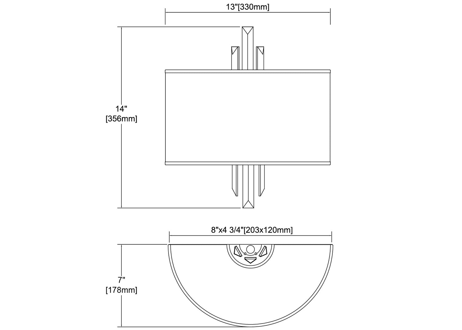 ELK Home - 46590/2 - Two Light Wall Sconce - Crystal Falls - Satin Nickel