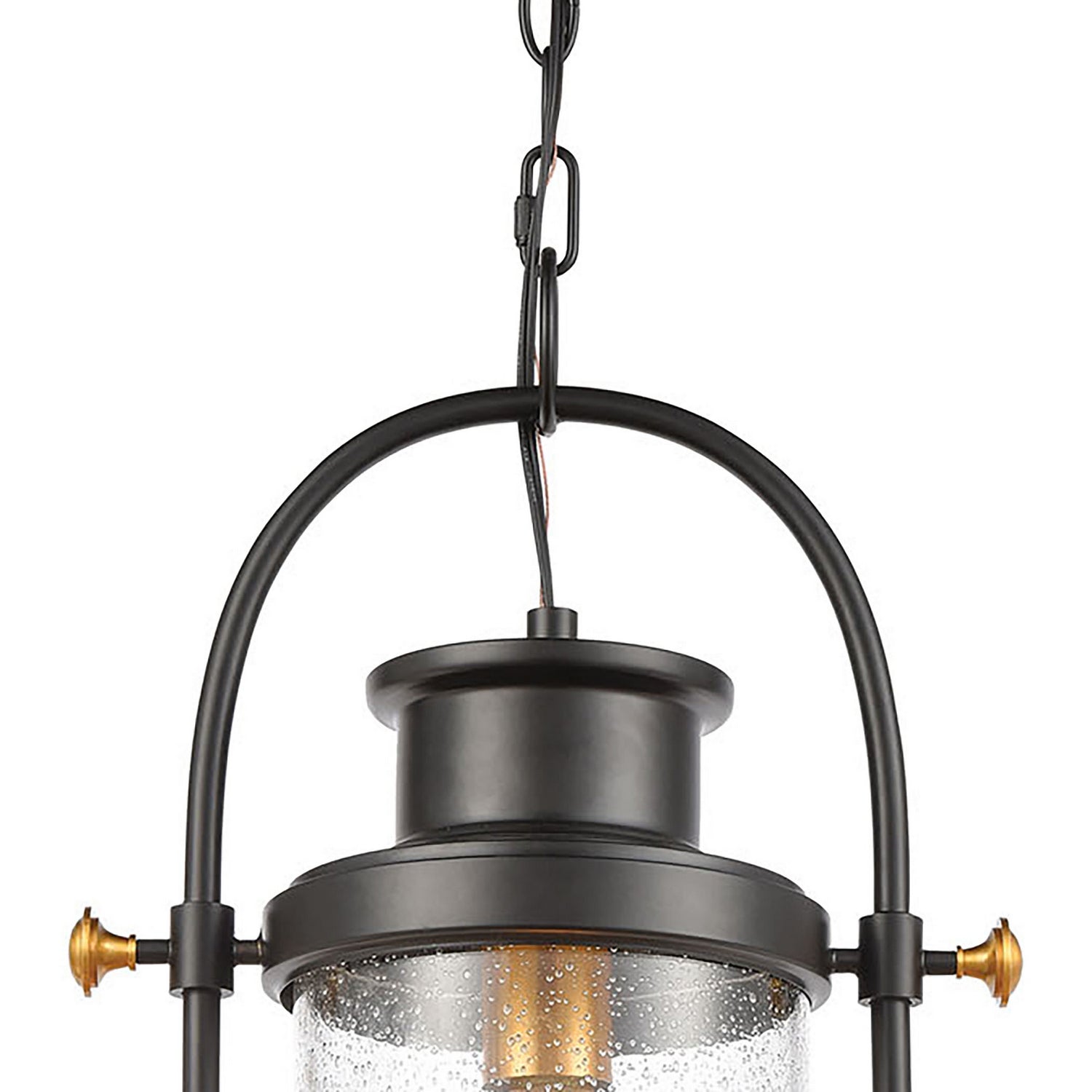 ELK Home - 46672/1 - One Light Outdoor Pendant - Wexford - Matte Black