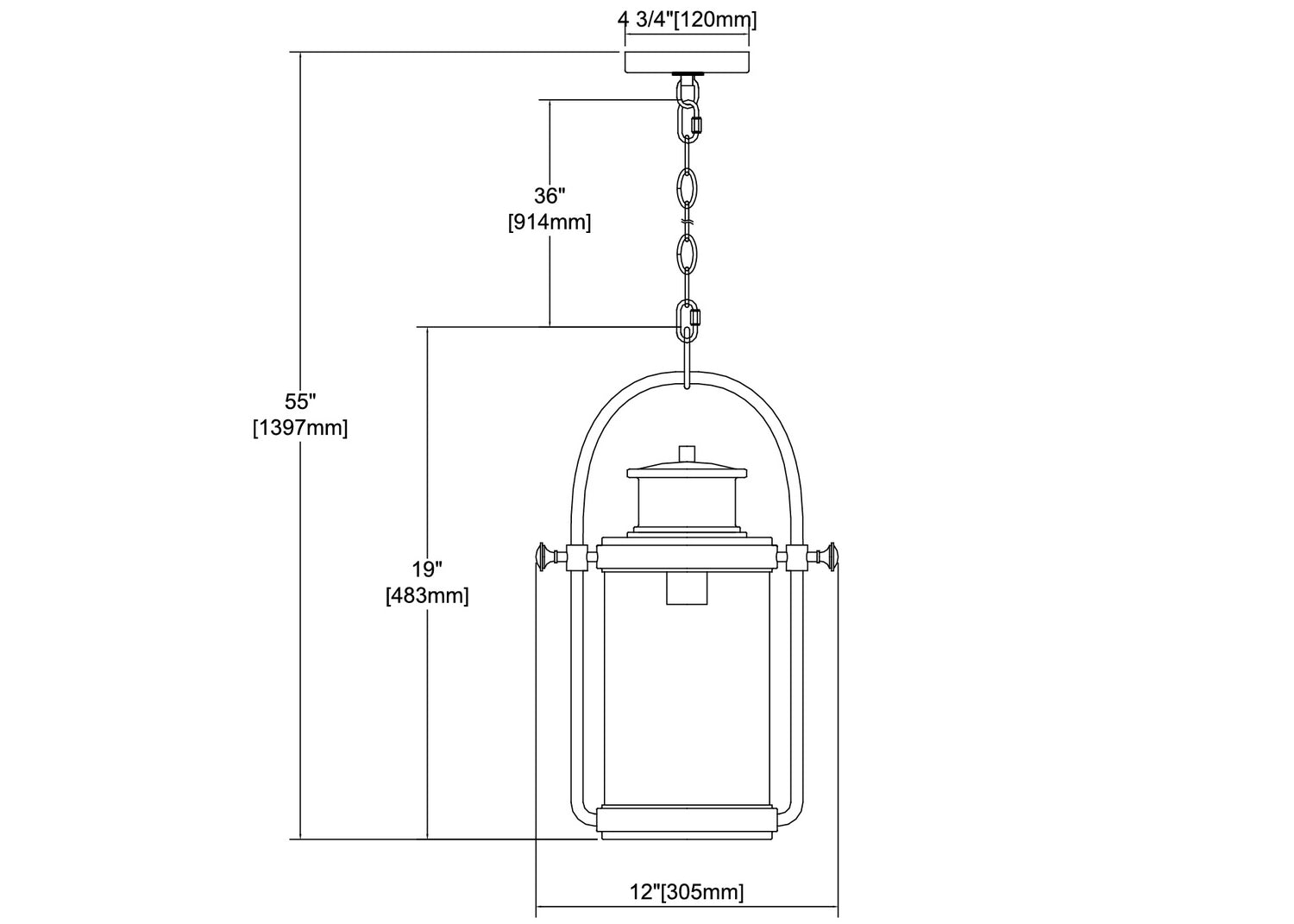 ELK Home - 46672/1 - One Light Outdoor Pendant - Wexford - Matte Black