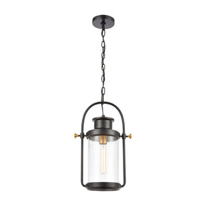 ELK Home - 46672/1 - One Light Outdoor Pendant - Wexford - Matte Black