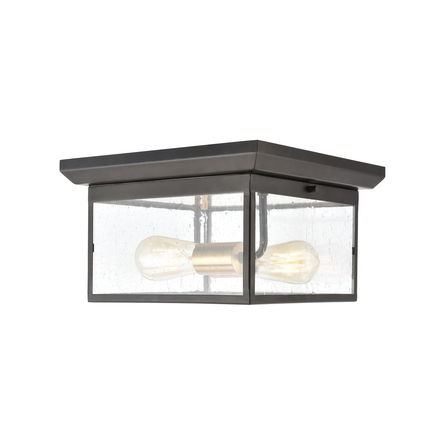 ELK Home - 46683/2 - Two Light Flush Mount - Knowlton - Matte Black