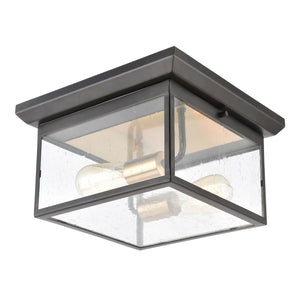 ELK Home - 46683/2 - Two Light Flush Mount - Knowlton - Matte Black