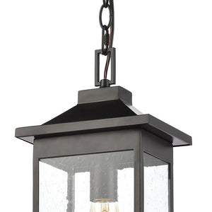 ELK Home - 46703/1 - One Light Outdoor Pendant - Lamplighter - Matte Black