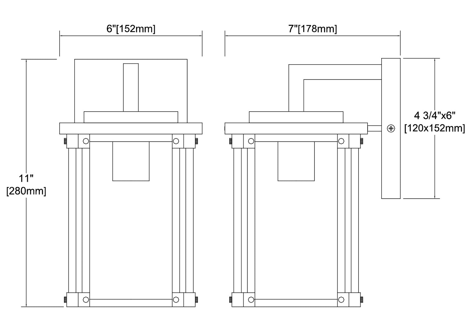 ELK Home - 46720/1 - One Light Outdoor Wall Sconce - Vincentown - Matte Black