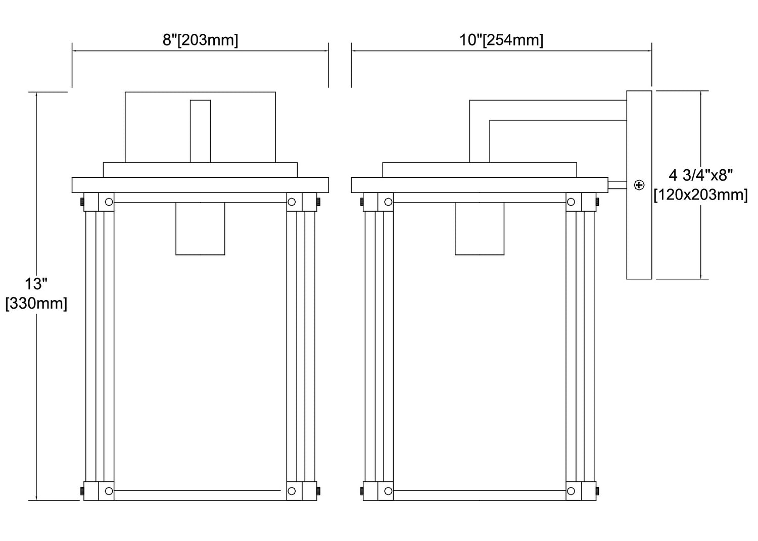 ELK Home - 46721/1 - One Light Outdoor Wall Sconce - Vincentown - Matte Black